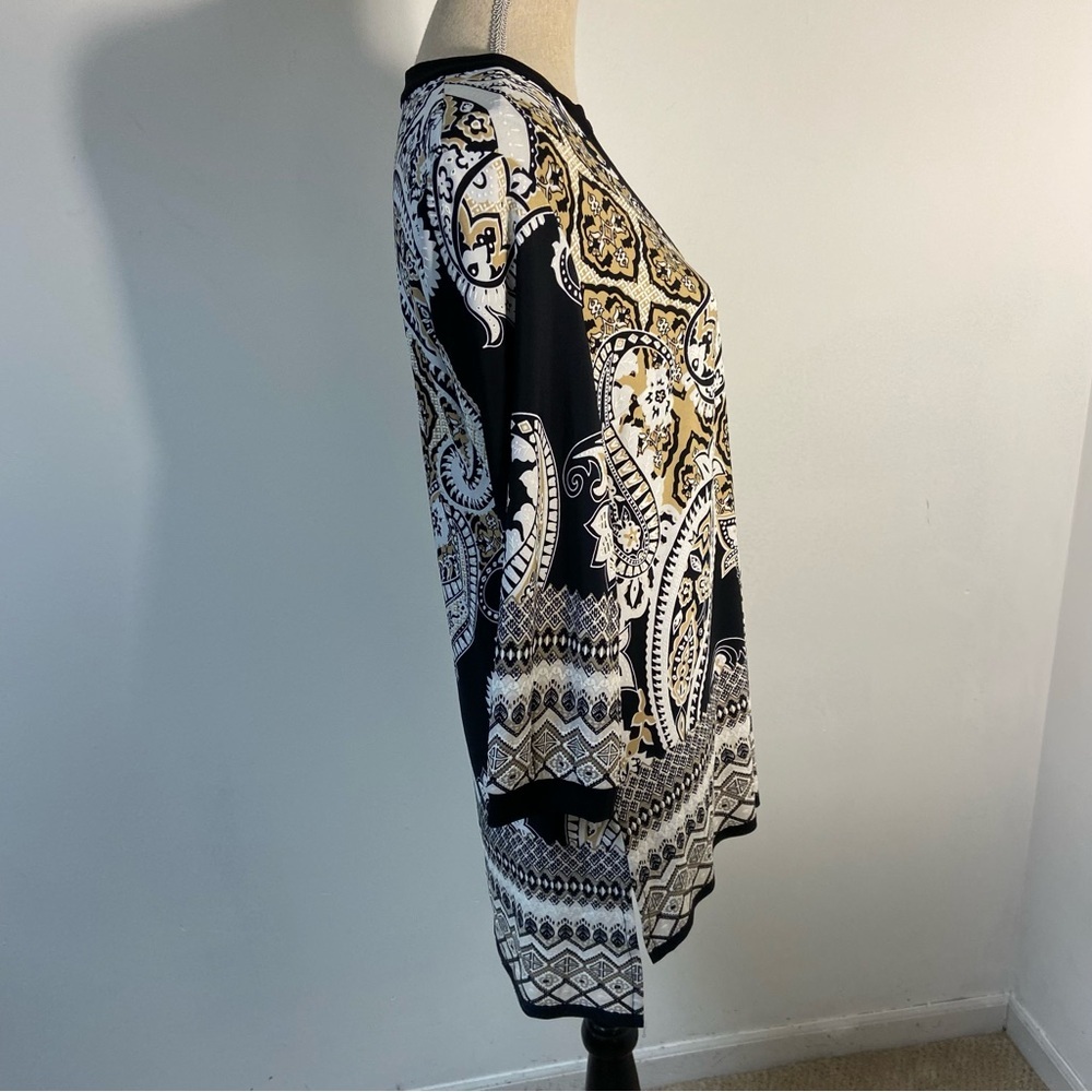 Joseph Ribkoff Women’s Tunic Top Polyester Blend Size 10 Designer Classic New - Picture 9 of 12